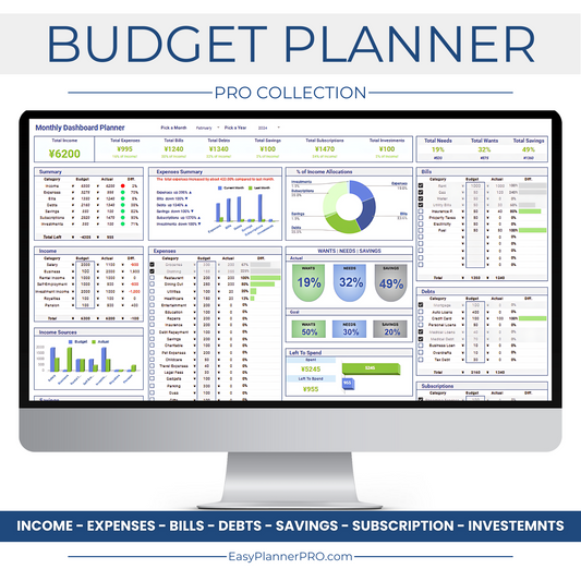 Monthly Budget Planner PRO